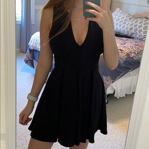 black dress